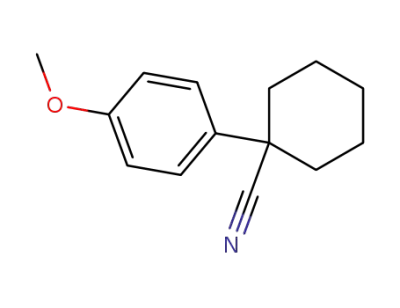 1-(4-methoxyphenyl)cyclohexane carbonitrile