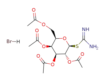 2,3,4,6-tetra-O-acetylgalactopyranosyl-1-β-pseudothiourea hydrobromide